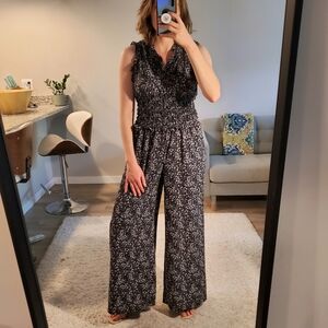 Jumpsuit / Romper M - black & white
